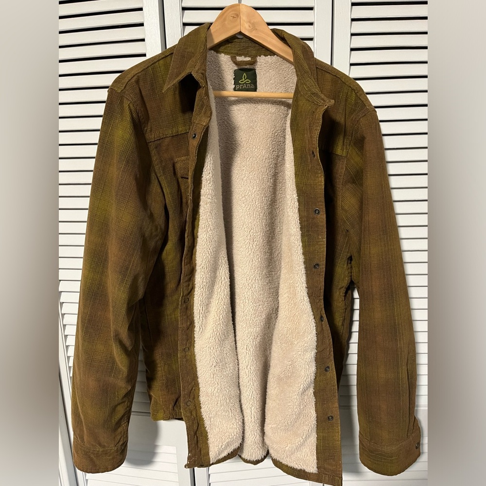 Prana Gomez LS Corduroy - Mens Large